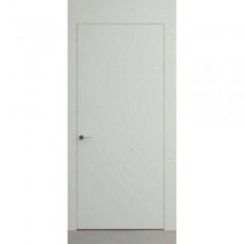 Гладкие белые двери Противопожарная дверь на скрытом коробе А1 EI30 грунт с алюм. торцом  – под прокраску